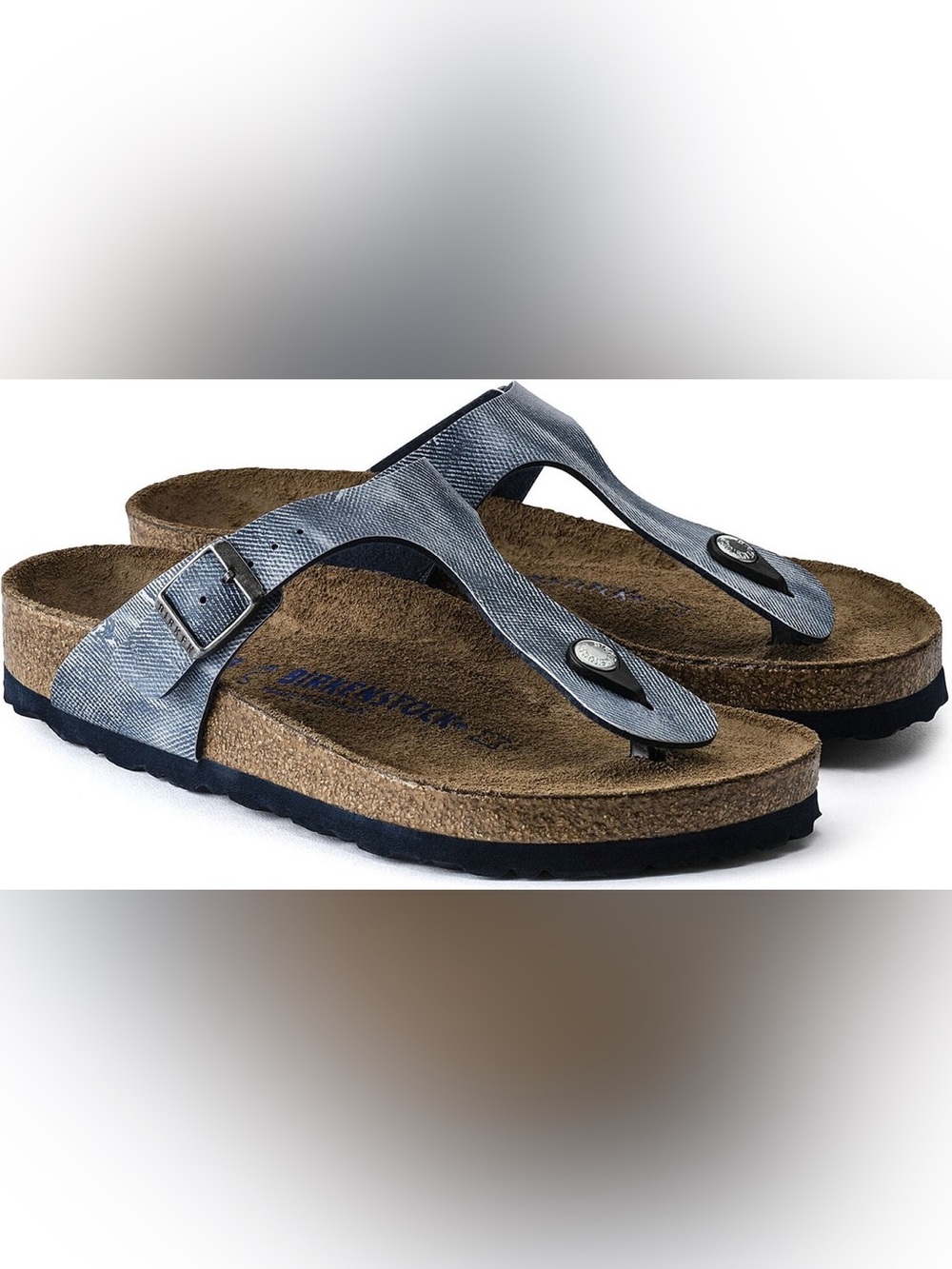 BIRKENSTOCK Gizeh ‘Denim’-Women’s size 7 (EU 38)